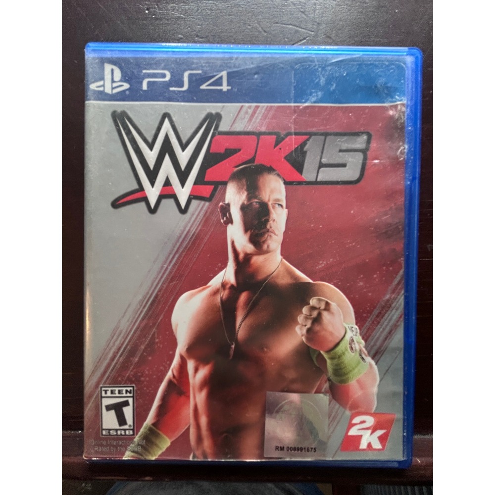 WWE 2K15 PS4 PlayStation 4 Video Game Wrestling 2K Sports John Cena Cover